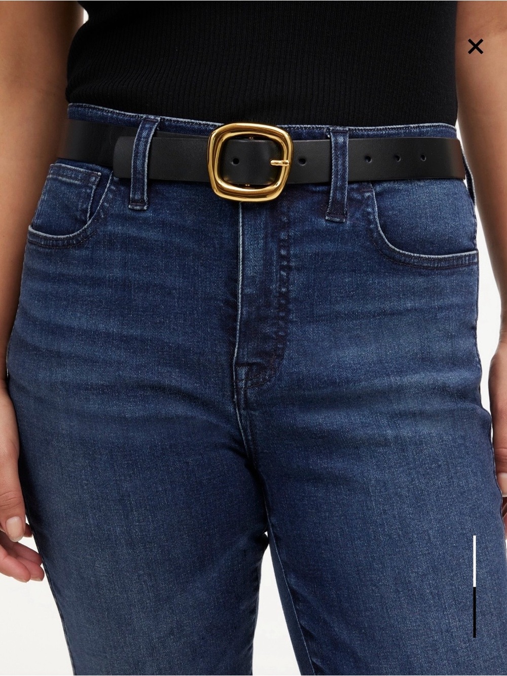 Madewell Sculptural Buckle Belt